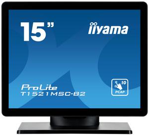 Iiyama PCAP Bezel Free Front, 10P Touch Touchscreen monitor Energielabel: E (A - G) 38.1 cm (15 inch) 1024 x 768 Pixel 4:3 8 ms HDMI, VGA, Audio-Line-out IPS