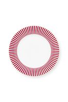 Pip Studio Royal Stripes Dinerbord Donkerroze 26.5cm