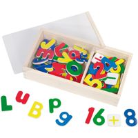 magnetisch alfabet en nummers, 89 stuks