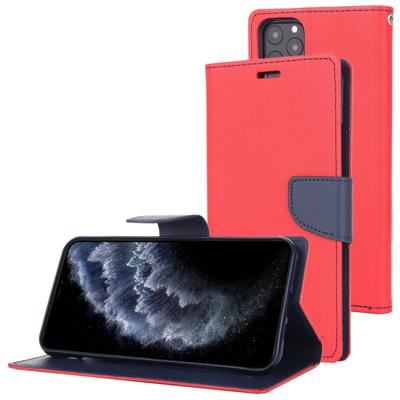 Voor iPhone 11 Pro MERCURY GOOSPERY FANCY dagboek horizontale Flip lederen draagtas met houder & kaartsleuven & portemonnee (rood)