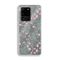 Sierlijke bloemen: Samsung Galaxy S20 Ultra Transparant Hoesje