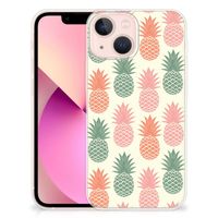 iPhone 13 mini Siliconen Case Ananas