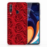 Samsung Galaxy A60 TPU Case Red Roses