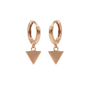 Karma Oorringen Hinged Hoops Triangle Rosé