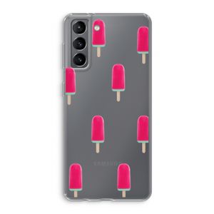 Waterijsje: Samsung Galaxy S21 Transparant Hoesje