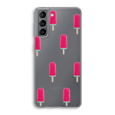 Waterijsje: Samsung Galaxy S21 Transparant Hoesje