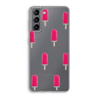 Waterijsje: Samsung Galaxy S21 Transparant Hoesje