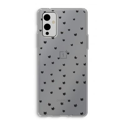 Kleine kattenkopjes: OnePlus 9 Transparant Hoesje