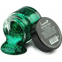 Superstar Glittergel voor lichaam/gezicht en haar - groen - 15 ml - thumbnail