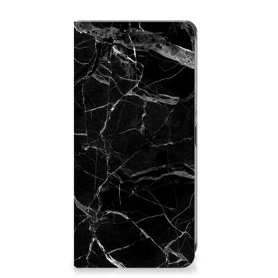 Nokia XR21 | Standcase | Marmer Zwart - Origineel Cadeau Vader Nokia XR21 | Standcase | Marmer Zwart - Origineel Cadeau Vader