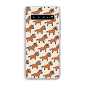Pony: Samsung Galaxy S10 5G Transparant Hoesje