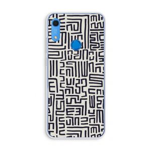 Moroccan Print: Huawei Y6s Transparant Hoesje