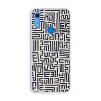 Moroccan Print: Huawei Y6s Transparant Hoesje