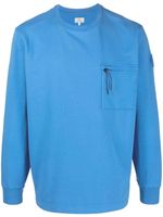 Woolrich sweat à poche zippée - Bleu