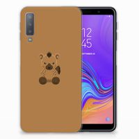 Samsung Galaxy A7 (2018) Telefoonhoesje met Naam Baby Hyena