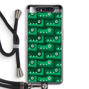 Crocs: Samsung Galaxy A80 Transparant Hoesje met koord