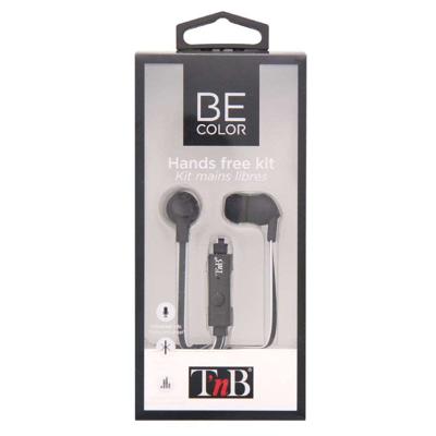 Oordopjes T'NB BE COLOR Zwart Wit/Zwart