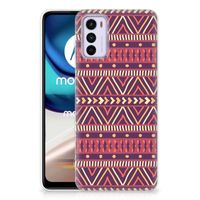 Motorola Moto G42 TPU bumper Aztec Paars - thumbnail