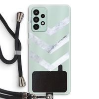 Marmeren pijlen: Samsung Galaxy A52s 5G Transparant Hoesje met koord