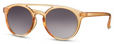 CWI zonnebril rond unisex cat. 3 oranje/zwart