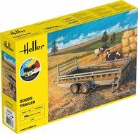 Heller 56778 STARTER KIT Goods Trailer Bouwpakket Schaal 1:24