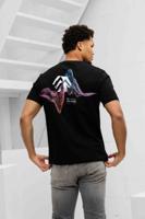 Cruyff Montserrat Horizon T-Shirt Heren Zwart - Maat M - Kleur: Zwart | Soccerfanshop