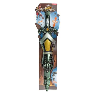 Toi-Toys Lost heroes verkleedset ridder met zwaard en hand, 53cm