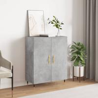 Dressoir 69,5x34x90 cm bewerkt hout betongrijs