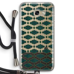 Moroccan tiles: Samsung Galaxy A5 (2017) Transparant Hoesje met koord