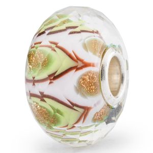 Trollbeads TGLBE-30103 Kraal Groene Symfonie zilver-glas