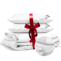 Beddengoed Pakket Silver Star 200x200 Cm Warmteklasse 2 Winter & Anti Allergie & Anti Huisstofmijt & Gezien Op TV & Ademend & Zacht & Rug Slaper &
