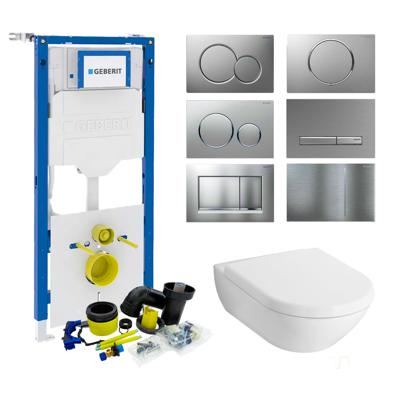 Geberit UP320 Toiletset set20 Villeroy & Boch Subway 2.0 met Sigma drukplaat