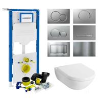 Geberit UP320 Toiletset set20 Villeroy & Boch Subway 2.0 met Sigma drukplaat