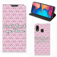 Samsung Galaxy A30 Design Case Flowers Pink DTMP - thumbnail
