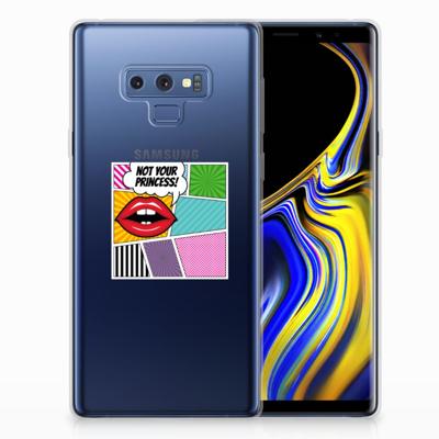 Samsung Galaxy Note 9 | Sillicone Back Cover | Popart Princess Samsung Galaxy Note 9 | Sillicone Back Cover | Popart Princess