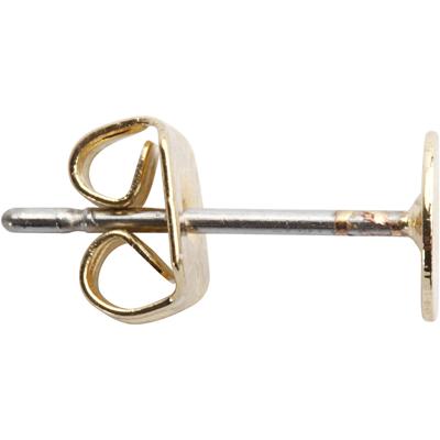 Creativ Company Oorstekers, l: 13 mm, verguld, 10 stuk/ 1 doos