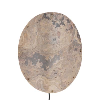 Kip Natuurstenen wandlamp groot