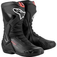 ALPINESTARS SMX-6 V3, Sport motorlaarzen, Zwart-Rood Fluo