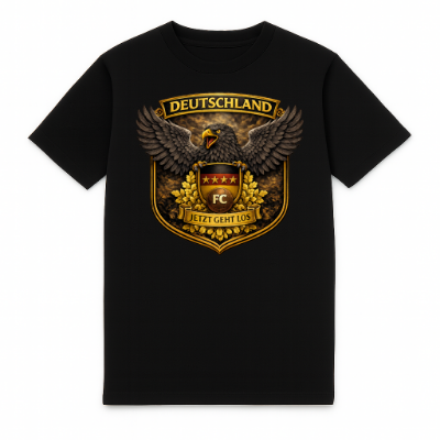 FC ELEVEN - Duitsland Heavy T-Shirt - Zwart