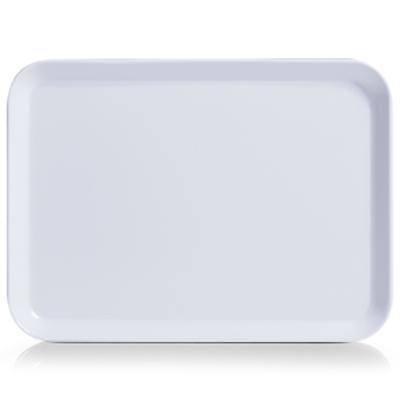 Zeller dienblad - rechthoek - wit - kunststof - 24 x 18 cm Zeller dienblad - rechthoek - wit - kunststof - 24 x 18 cm