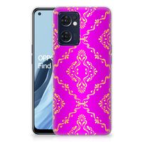 Siliconen Hoesje OPPO Reno 7 5G | Find X5 Lite Barok Roze - thumbnail