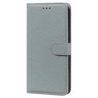 Samsung Galaxy S23 Plus hoesje - Bookcase - Koord - Pasjeshouder - Portemonnee - Camerabescherming - Kunstleer - Grijs