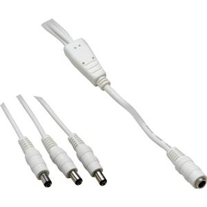 VOLTCRAFT Laagspannings-aansluitkabel Laagspanningsbus - Laagspanningsstekker 5.5 mm 2.1 mm 5.5 mm 2.1 mm 0.35 m 1 stuk(s)