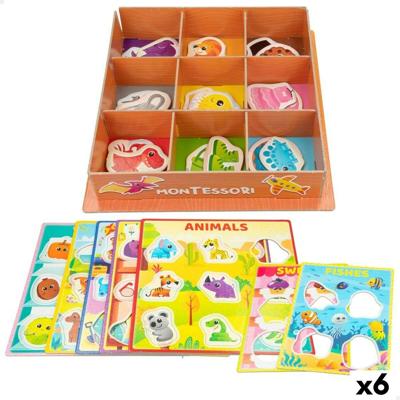Educatief Spel Lisciani Giochi 26 x 6 x 26 cm Kleuren Montessorimethode 61 Onderdelen (6 Stuks)