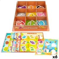 Educatief Spel Lisciani Giochi 26 x 6 x 26 cm Kleuren Montessorimethode 61 Onderdelen (6 Stuks)