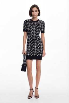 Mini-jurk met print M. Christian Lacroix - BLACK - S Mini-jurk met print M. Christian Lacroix - BLACK - S