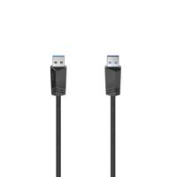 Hama 00200624 USB-kabel 1,5 m USB A Zwart