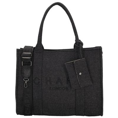 Charm London Laptoptas 15.6&apos;&apos; Bond Zwart