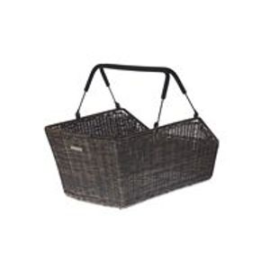 Basil cento rattan look multi system - fietsmand - achterop - bruin