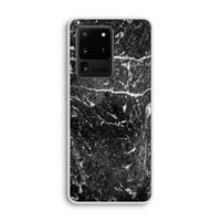 Zwart marmer: Samsung Galaxy S20 Ultra Transparant Hoesje
